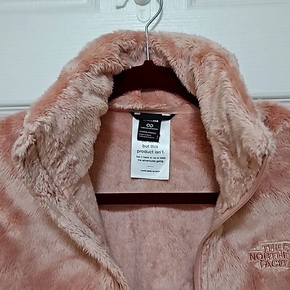 The North Face | Osito Long Sleeve Raschel Fleece Jacket | Pink Moss NWT S/P - Picture 5 of 8